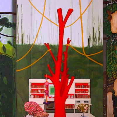 Zoo Exhibit Proposal Painting