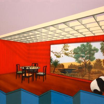 Zoo Exhibit Proposal Painting