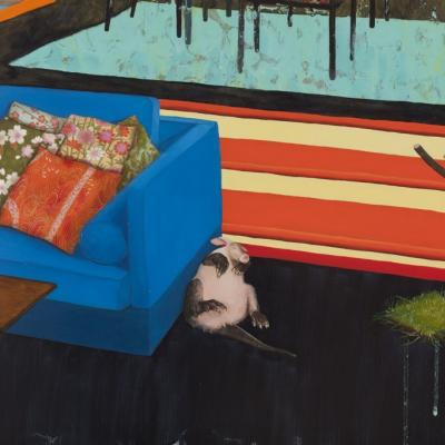 Zoo Exhibit Proposal Painting