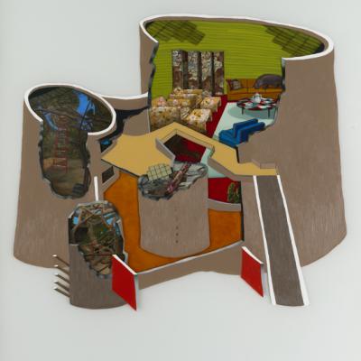 Zoo Exhibit Proposal Painting